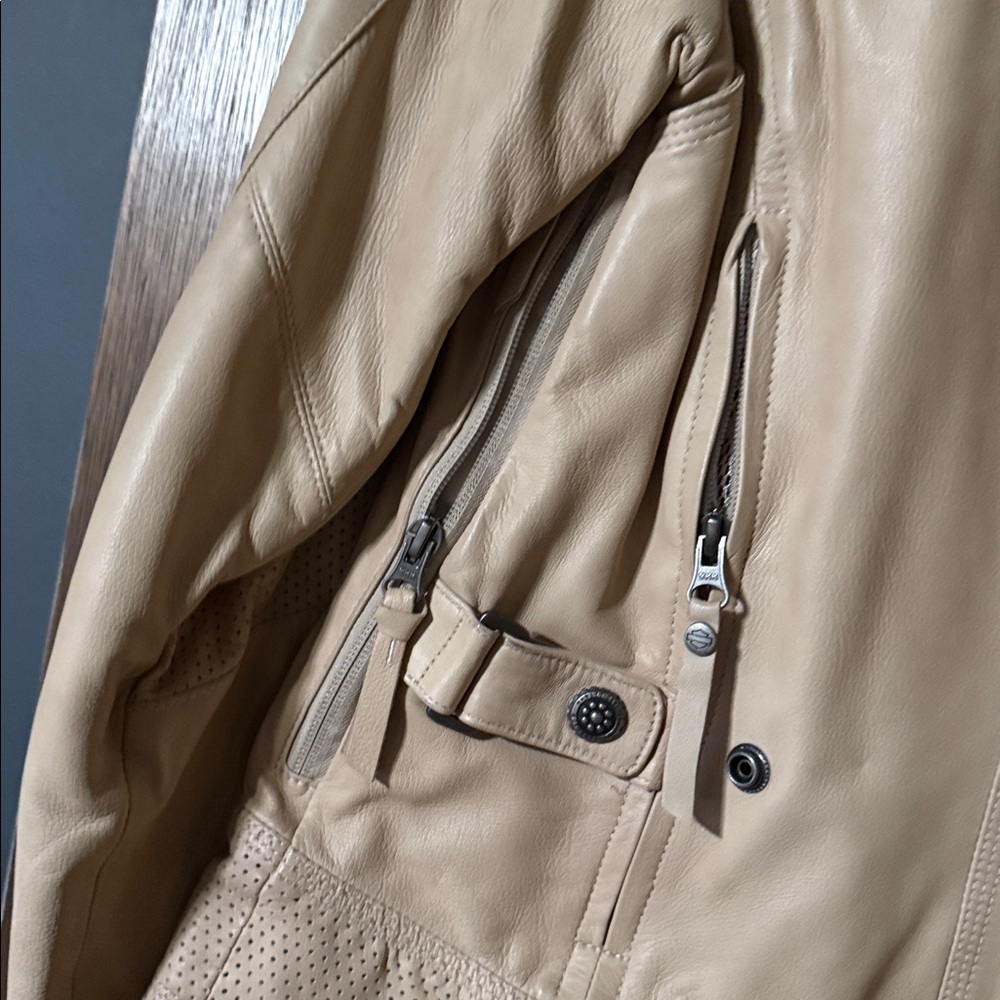 Harley Davidson leather jacket (S) - Picture 6 of 12